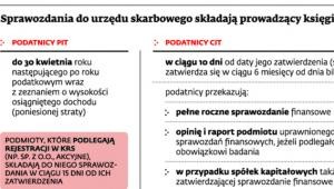 Sprawozdanie do urzędu skarbowego składają prowadzący księgi rachunkowe