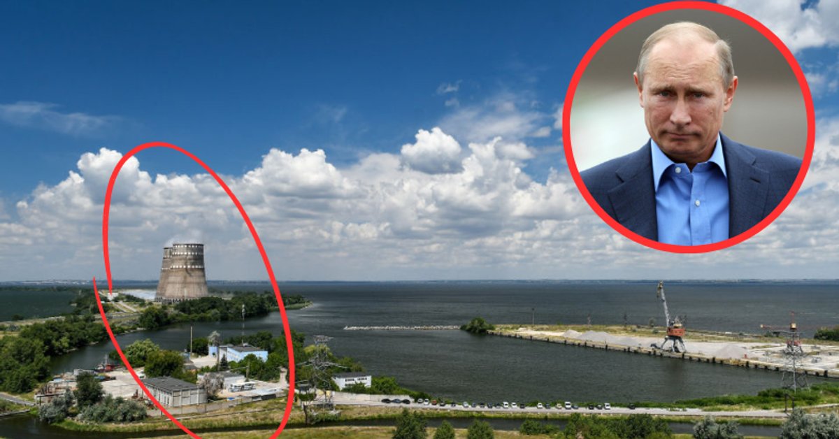 The Russians flee from Zaporozhye.  Potentially dangerous situation near a nuclear power plant