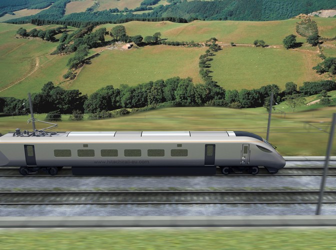 Pociąg zamówiony w Hitachi Ltd. przez departament transportu Wielkiej Brytanii dla programu Intercity Express Program. W ciągu trzech lat na ten cel przeznaczona będzie kwota 4,5 mld funtów (czyli około 7 mld dolarów). Wizualizacja7