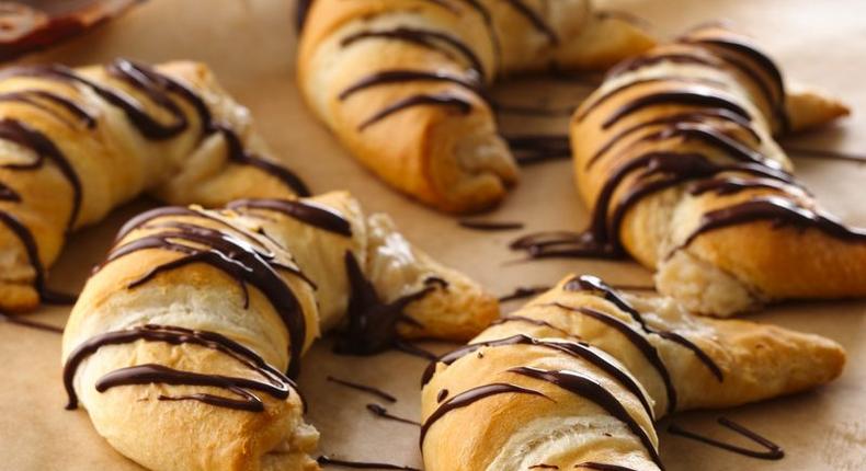 20 Minute Chocolate Crescents