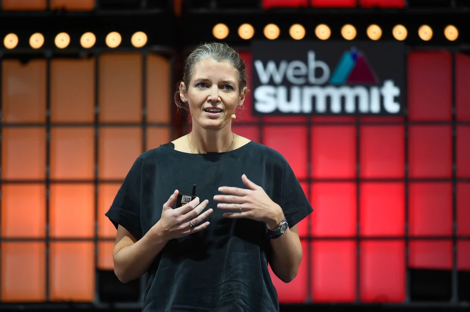 Mette Lykke, CEO Too Good To Go i współtwórczyni Endomondo podczas Web Summit 2021 w Lizbonie