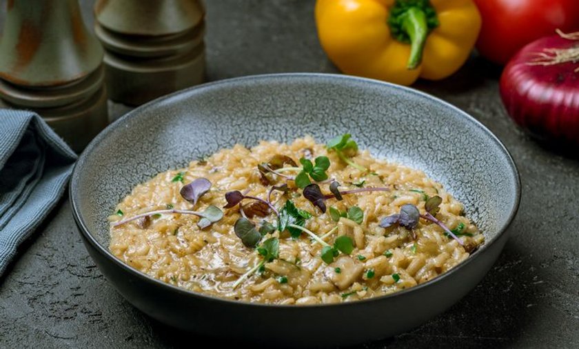 risotto z czosnkiem