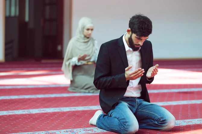 Musliman, džamija (ilustracija)