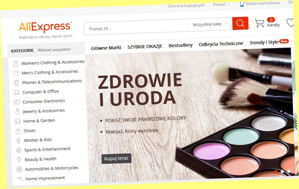 Polacy ruszyli na zakupy internetowe do Chin. Aliexpress wdarła się do czołówki e-commerce