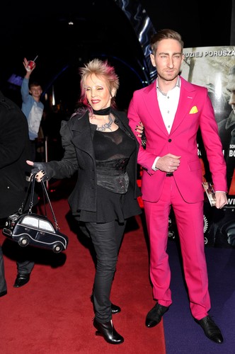 Krystyna Mazurówna i Łukasz Jakóbiak na premierze 'Obławy'