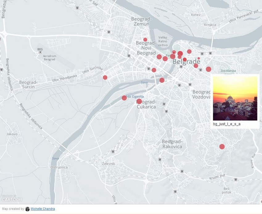 Instagram je preplavljen fotografijama beogradskog neba