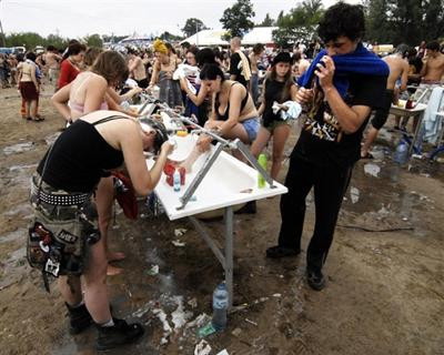 Przystanek Woodstock 2006 (fot. AFP)