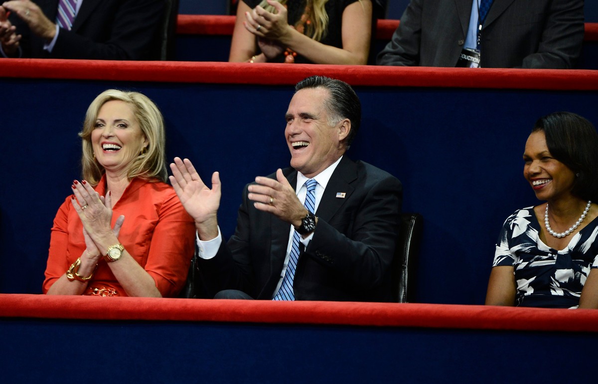 Ann Romney, Mitt Romney, Condoleezza Rice
