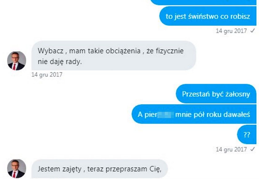 Poseł Pięta głupio tłumaczy się z romansu