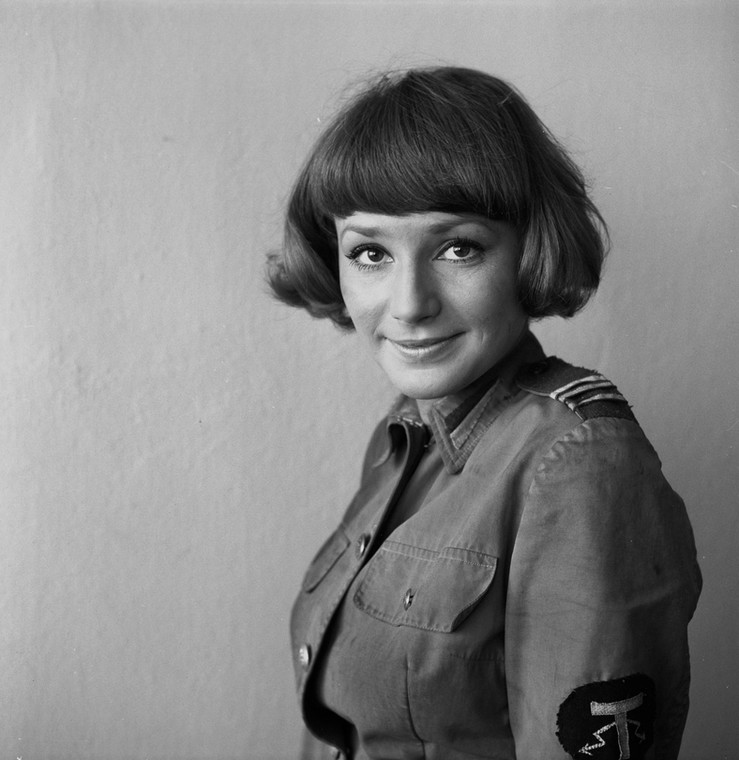 Małgorzata Niemirska, czyli niezapomniana Lidka z serialu "Czterej pancerni i pies", 1969 r.