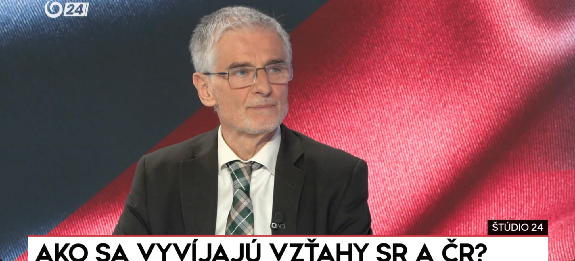 Bývalý slovenský veľvyslanec v Prahe Peter Weiss v relácii Štúdio 24.