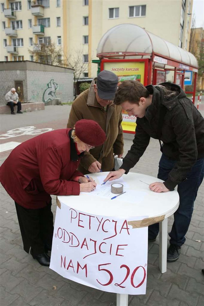 Oddajcie nam autobus 520!