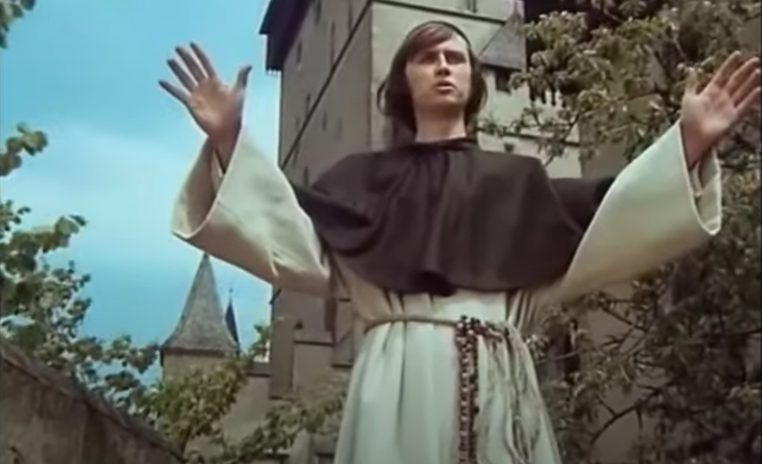 Pavel Bartoň vo filme Noc na Karlštejně.