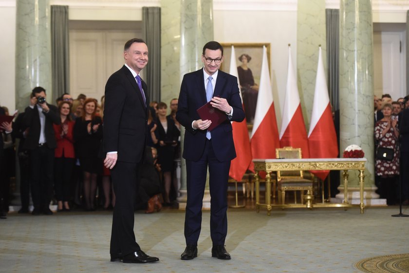 Zaprzysiężenie rządu Mateusza Morawieckiego.