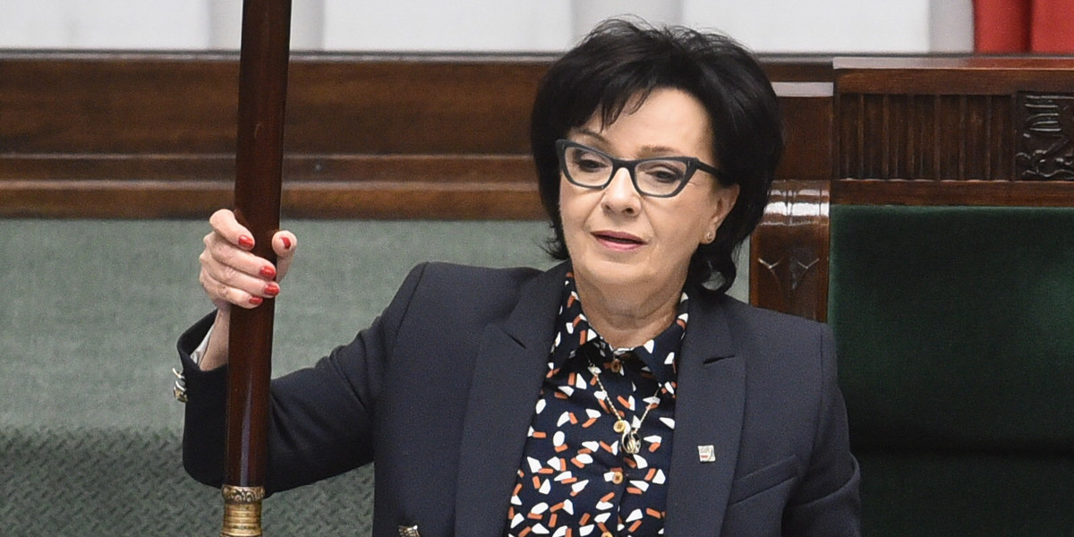 Elżbiety Witek w roli Marszałka Sejmu raczej już nie zobaczymy.
