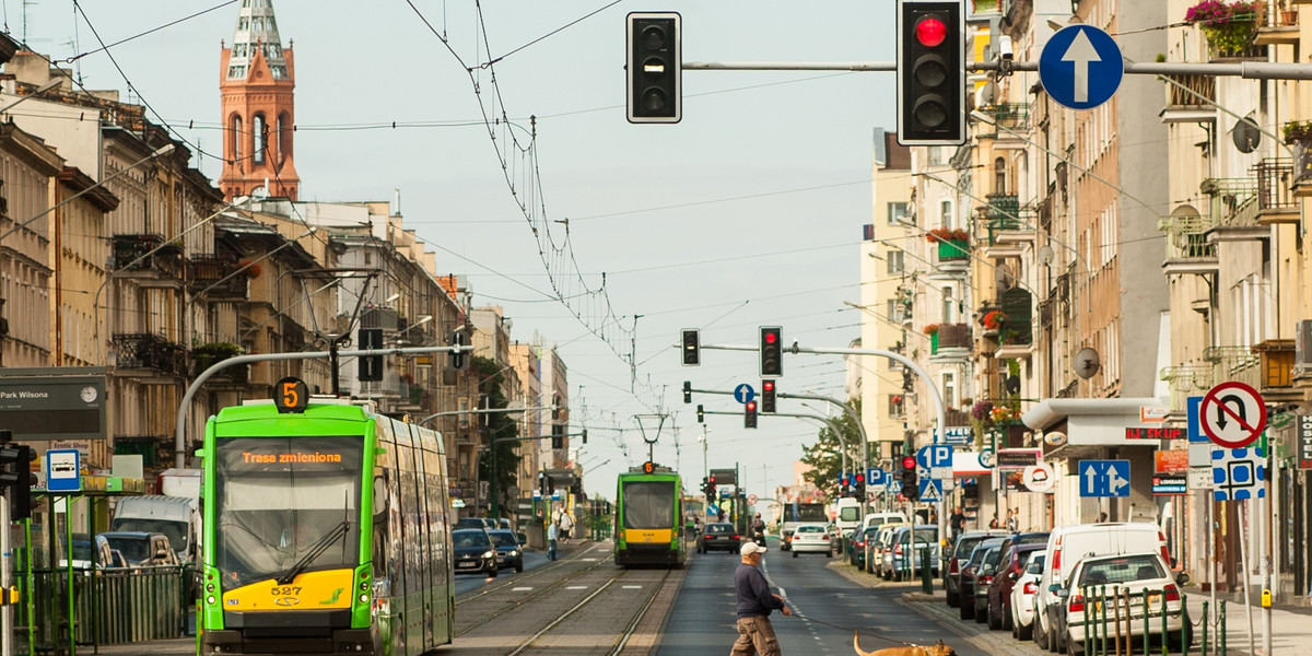 Komunikacyjny paraliż na Łazarzu