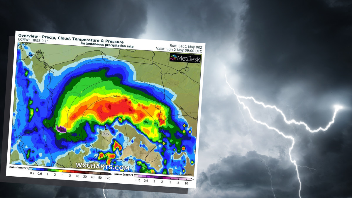 Prognoza pogody: Niż Daniel, burze i wichury nad Polską. Pogoda długoterminowa