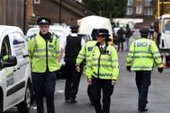 londyn, anglia, policja