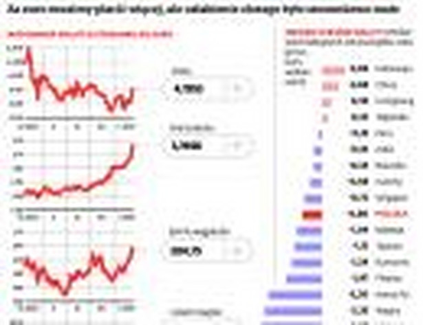 Za euro musimy płacić więcej, ale osłabienie złotego było stosunkowo małe