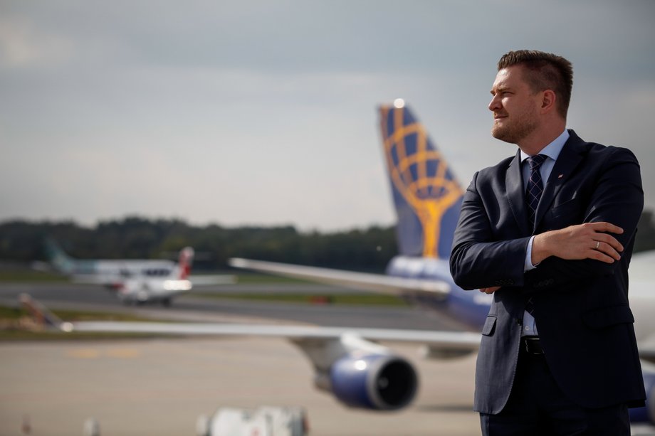 Marcin Opaliński, prezes LS Airport Services, największej spółki handlingowej w Polsce