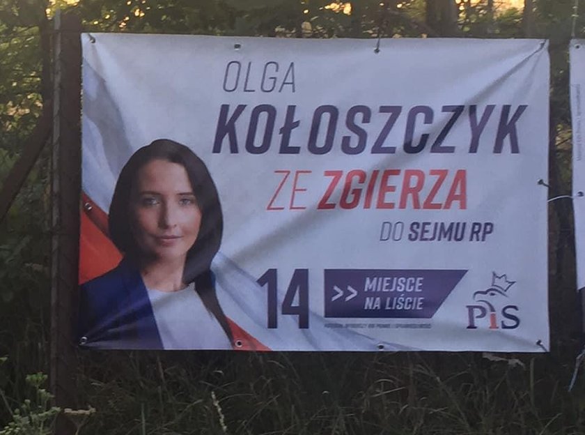 Billboardy Olgi Kołoszczyk