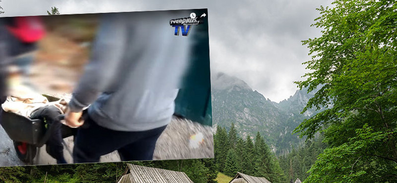 Wieźli kolegę po szlaku w Tatrach... na taczce. "Skazani jesteśmy na patoturystykę?"