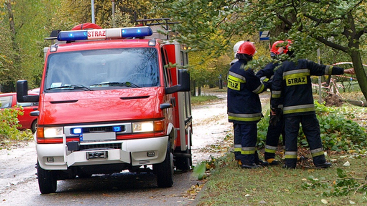 Śląskie: Burze w regionie. 100 interwencji straży pożarnej