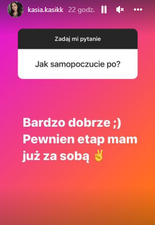 Katarzyna Zięciak na Instagramie