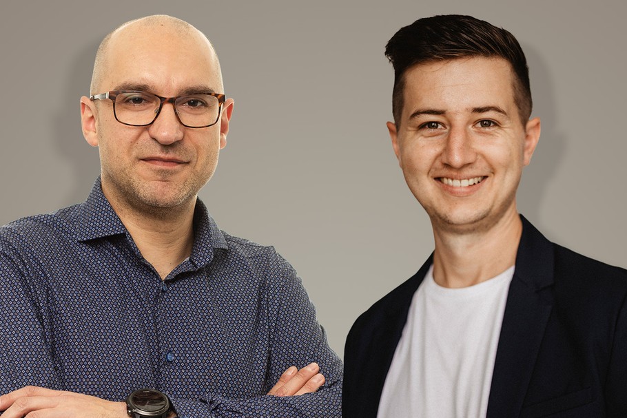 Od lewej: Przemysław Głośny, CEO Useme oraz Adam Weber, CEO Pomelody