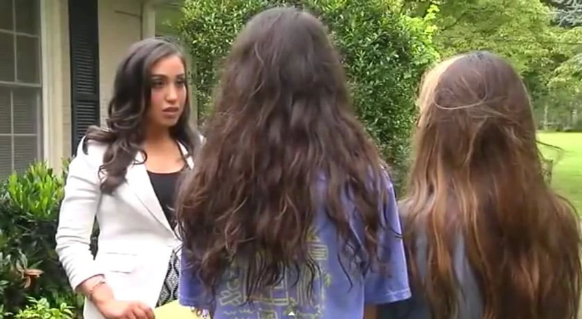 Devojčice su dale intervju lokalnoj televiziji, a njihov identitet je zaštićen