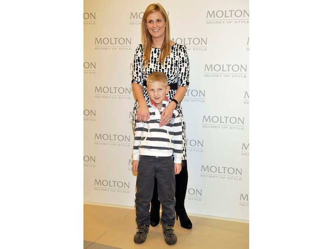 Dominika Tajner i syn Max