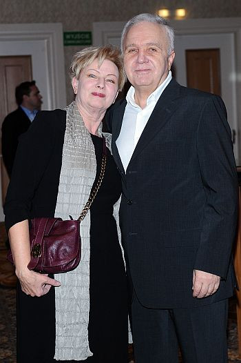 Krystyna Kofta z mężem Mirosławem