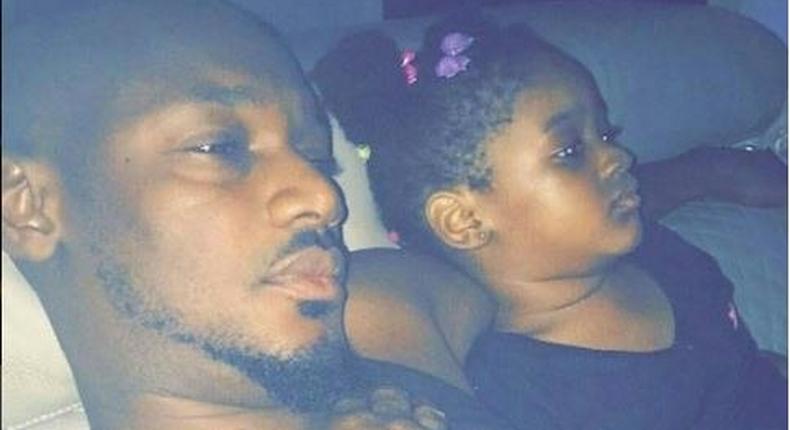 2face and daughter, Olivia