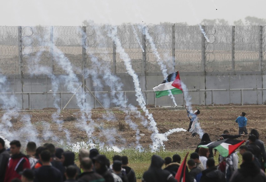 Protesti Palestinaca na granici s Izraelom u martu 2019. 