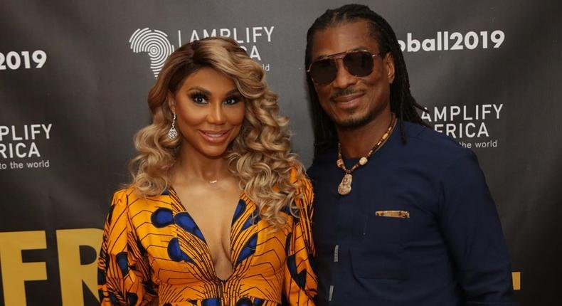 Tamar Braxton says her Nigerian boyfriend, David Adefeso allegedly threatened to kill her. [Instagram/DavidAdefeso]