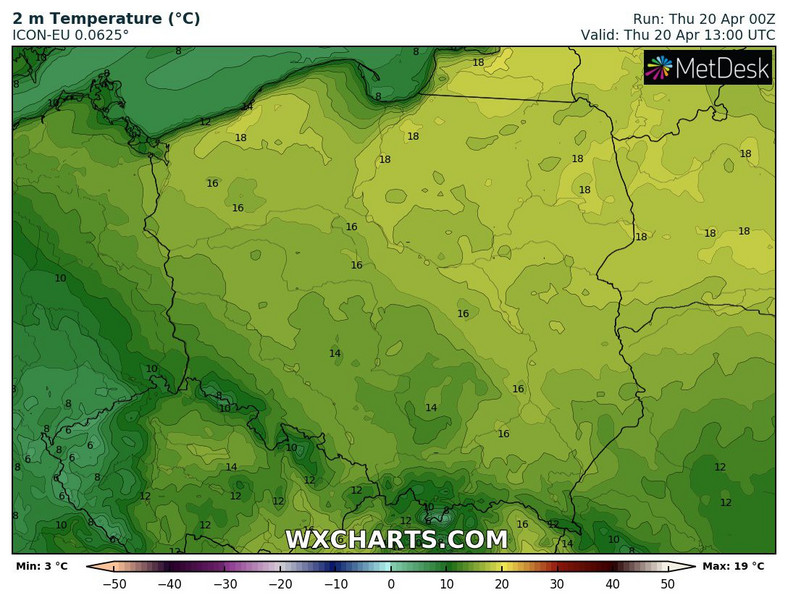 Temperatura pójdzie mocno w górę i zacznie przekraczać 15 st. C