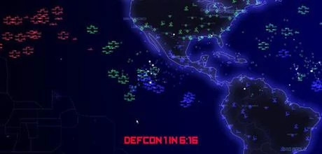 Screen z gry "Defcon"