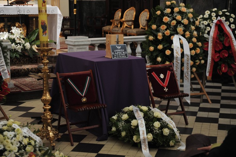 Pogrzeb Andrzeja Łapickiego