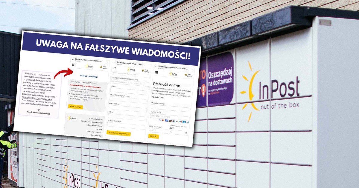 Oszustwo "na InPost". Klienci dostają niebezpieczne wiadomości