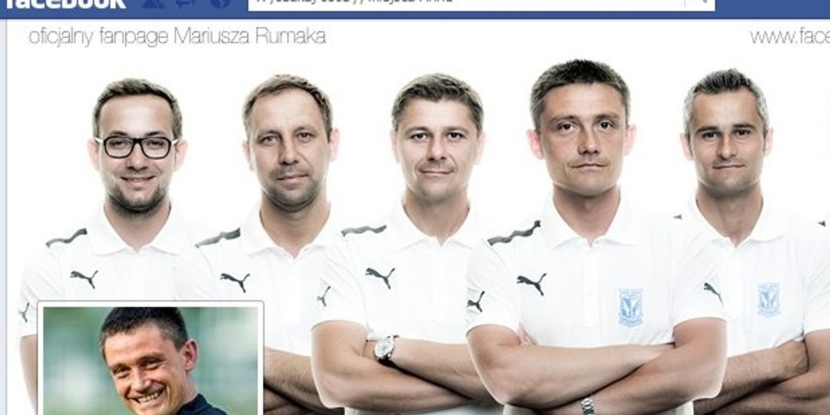 Mariusz Rumak ma profil na Facebooku