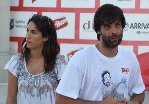 Jelisaveta Orašanin i Miloš Teodosić