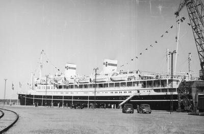 MS 'Batory' w porcie w Helsinkach - lata 1936 - 1939