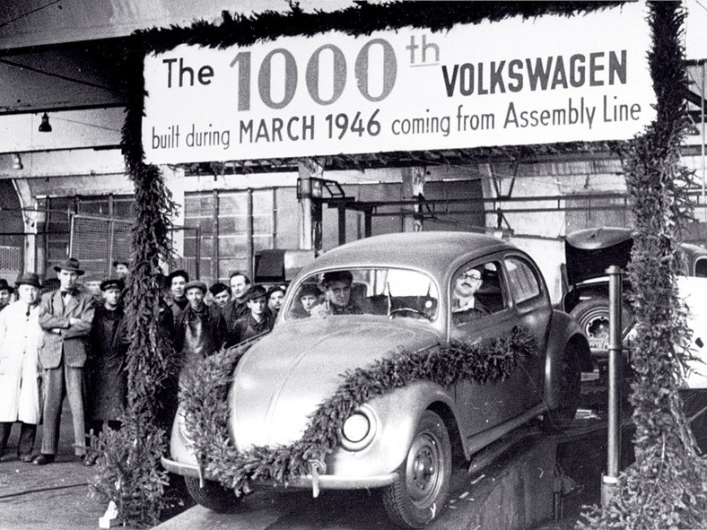 Przed 70 laty Hitler położył kamień wegielny pod fabrykę VW