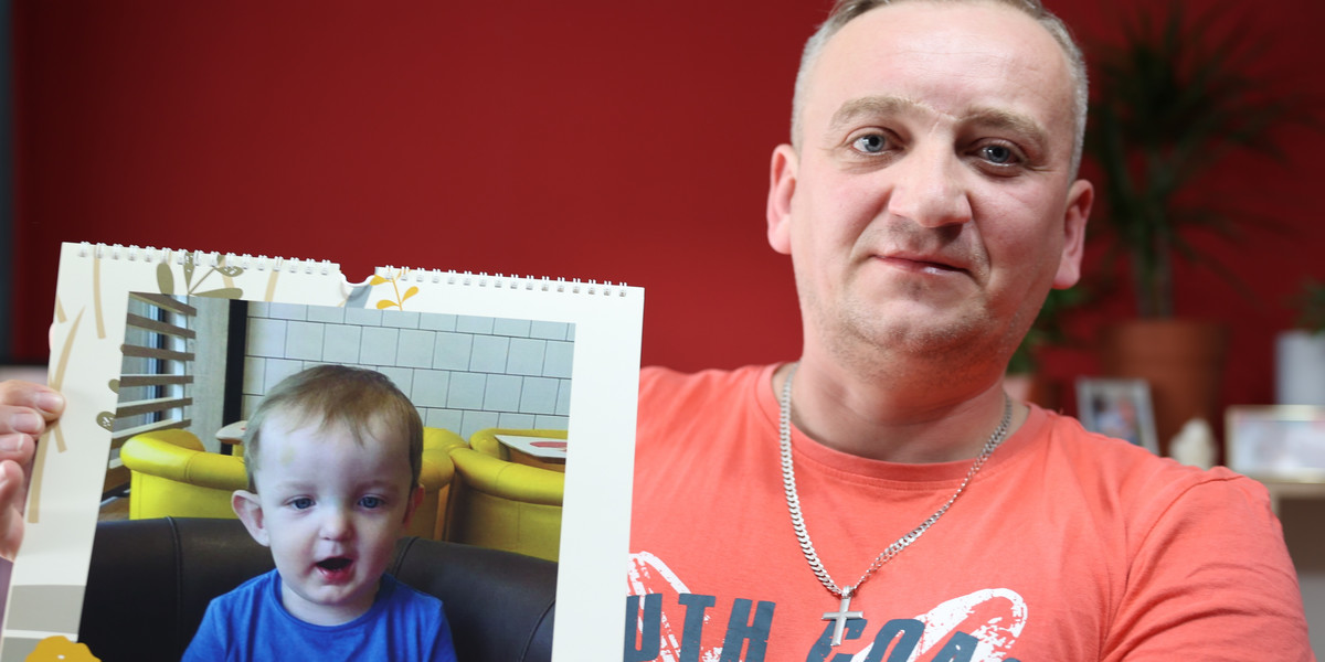 Marcin Przygodzki (38 l.), tata Michałka, nie traci nadziei, że synek odzyska zdrowie