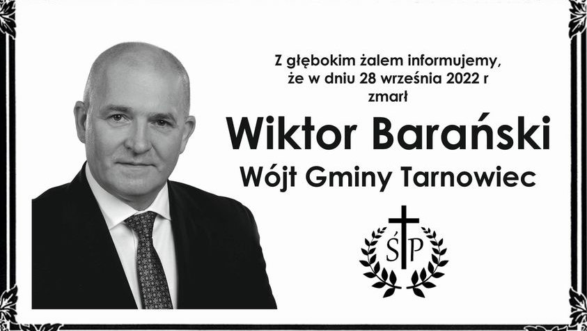 Wójta Wiktora Barańskiego pożegnała gmina Tarnowiec