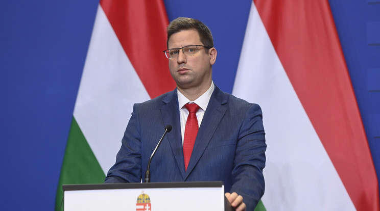 Gulyás Gergely Miniszterelnökséget vezető miniszter / Fotó: MTI/Koszticsák Szilárd