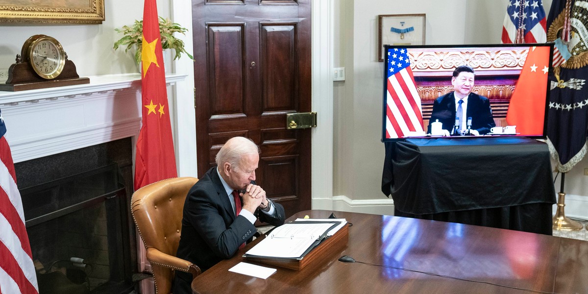 Joe Biden i Xi Jinping