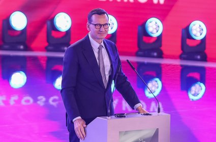 Gospodarka w wystąpieniu Mateusza Morawieckiego na konwencji. "Tusk wynalazł pracę zdalną"