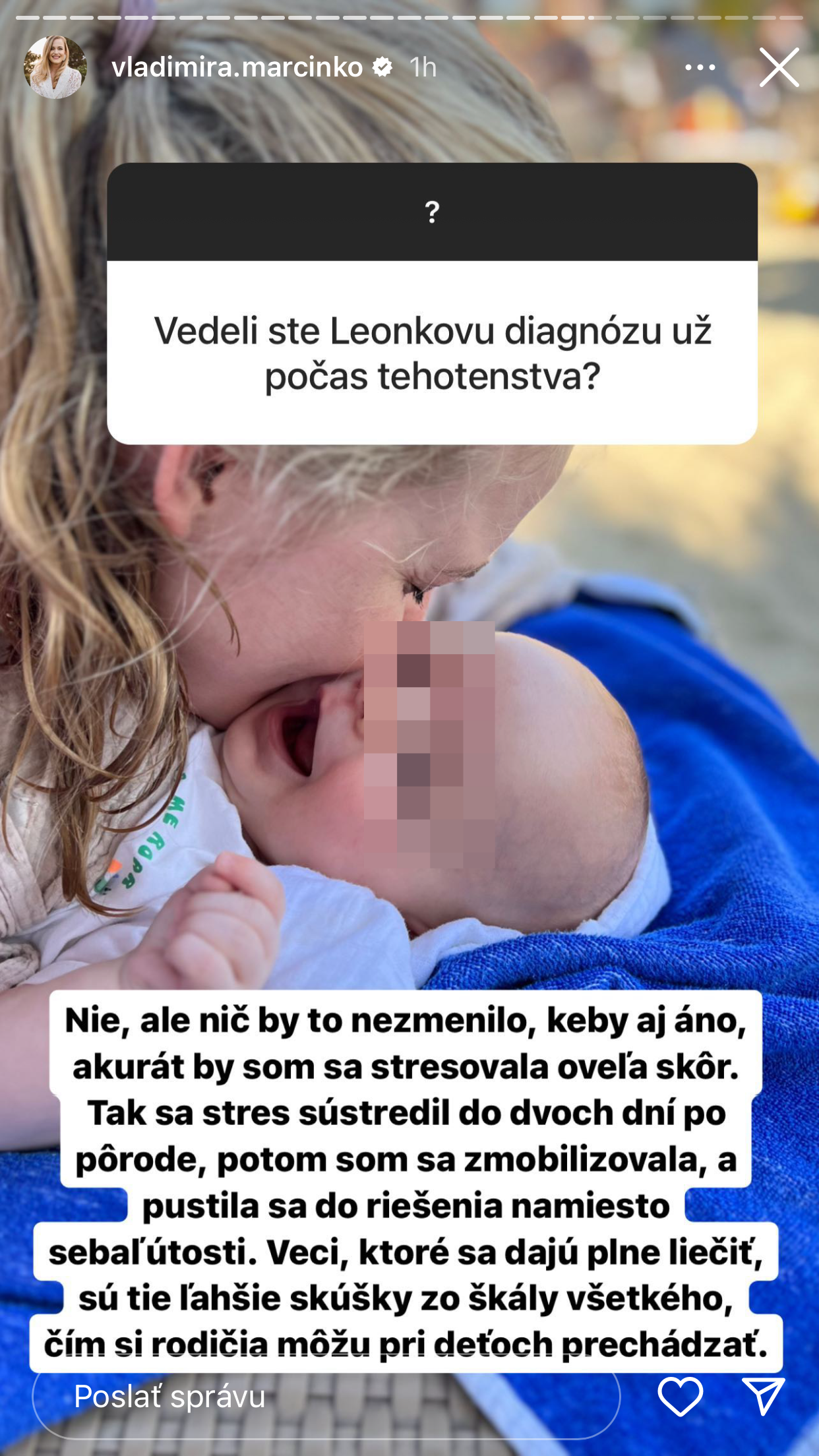 Poslankyňa Vladimíra Marcinková prehovorila o zdravotných problémoch synčeka Leonka.
