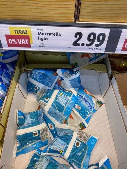 W koszyku miałem produkty, które kupuję regularnie